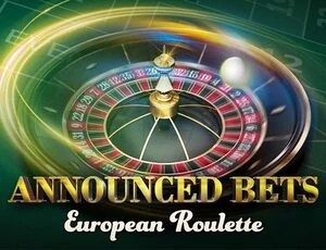 announced bets european roulette